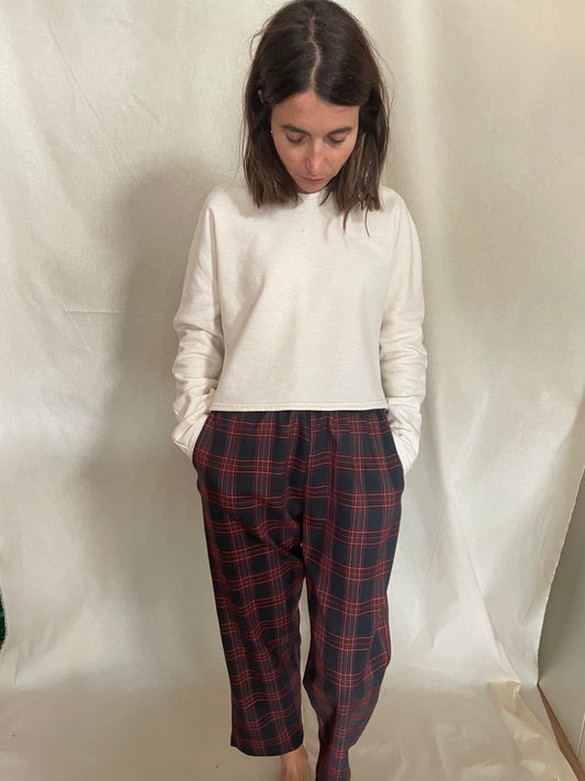 British BETTY checked trousers