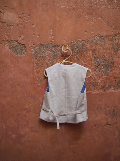 Chaleco LIA color lino natural