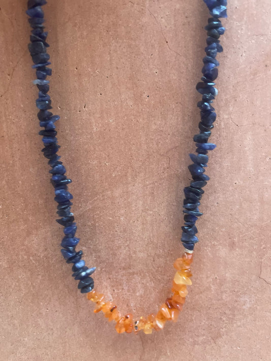 COLLAR AZUL FUEGO